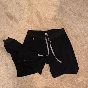 Figs Zamora Jogger Black Medium TALL